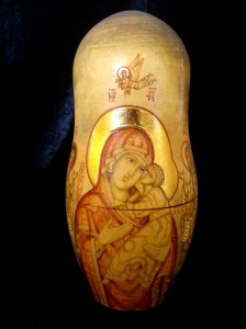 宗教主題的俄羅斯套娃 - 第二層正面的圖像 俄羅斯套娃 (2) | JCR Collections