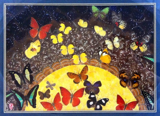 「君既為儂死，獨生為誰施，歡若見憐時，棺木為儂開。」 每看此詩，總令我想起梁祝…. 節錄《樂府詩集》〈華山畿二十五首〉句子。 蝶翅畫 | JCR Collections