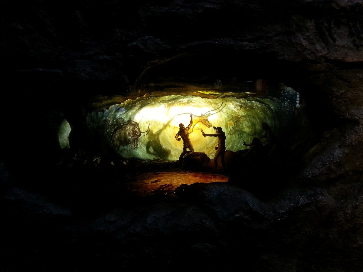 生命循環之生老病死－洞穴壁畫