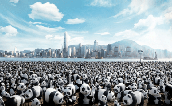 1600 Pandas World Tour in Hong Kong
